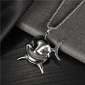 Shark Steel Pendant European American Evil