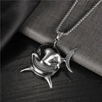 Shark Steel Pendant European American Evil