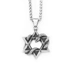 Star Snake Steel Pendant Punk Vintage David Hexagram