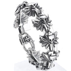 Gothic 8pcs Wolf Heads Chain Bracelet for Man Stainless Steel Mens Bracelets Unique Masculine Jewelry Gifts for