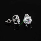 Moissanite Earring 925 Silver 10MM Round Cut