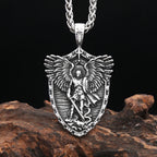 Angel Wings Pendant — Stainless Steel