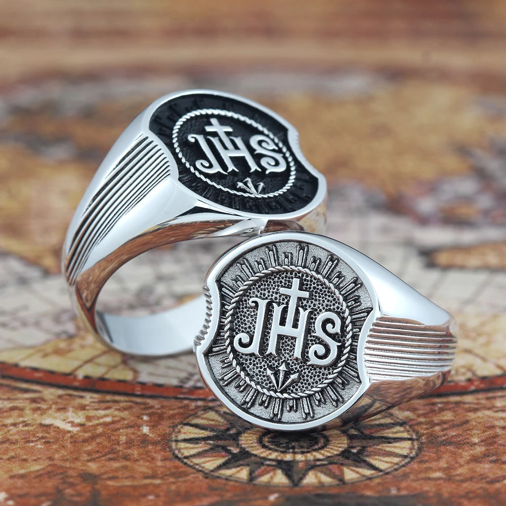 Jesus Christ Christian Ring — 925 Silver
