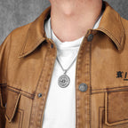 Compass Stainless Steel Pendant Necklace