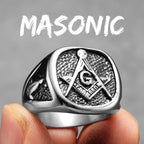 Masonic Ring — Stainless Steel