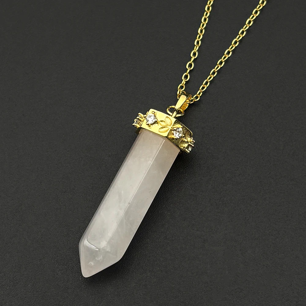 Geometric Two-Tone Pendant Sterling Pendulum Clavicle