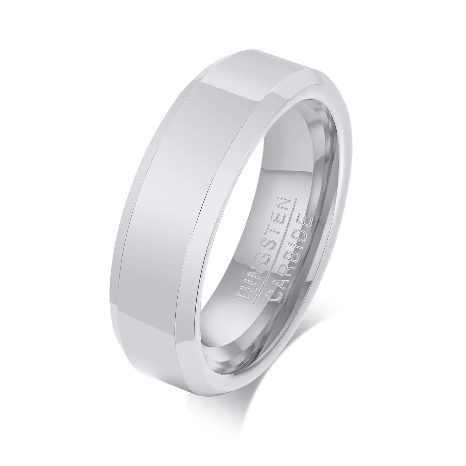 Gold Tungsten Carbide Ring 6mm