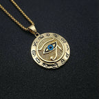 Eye of Horus Stainless Steel Pendant Necklace