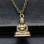 Vintage Chief Pharaoh Necklace On The Neck 43Cm Chain Girl Jewellery Beach Art Supplies