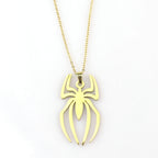  Stainless Steel Simple Personalized Spider Keychain Pendant Men and Women Fashion Party Pendant Necklace Charm Gifts