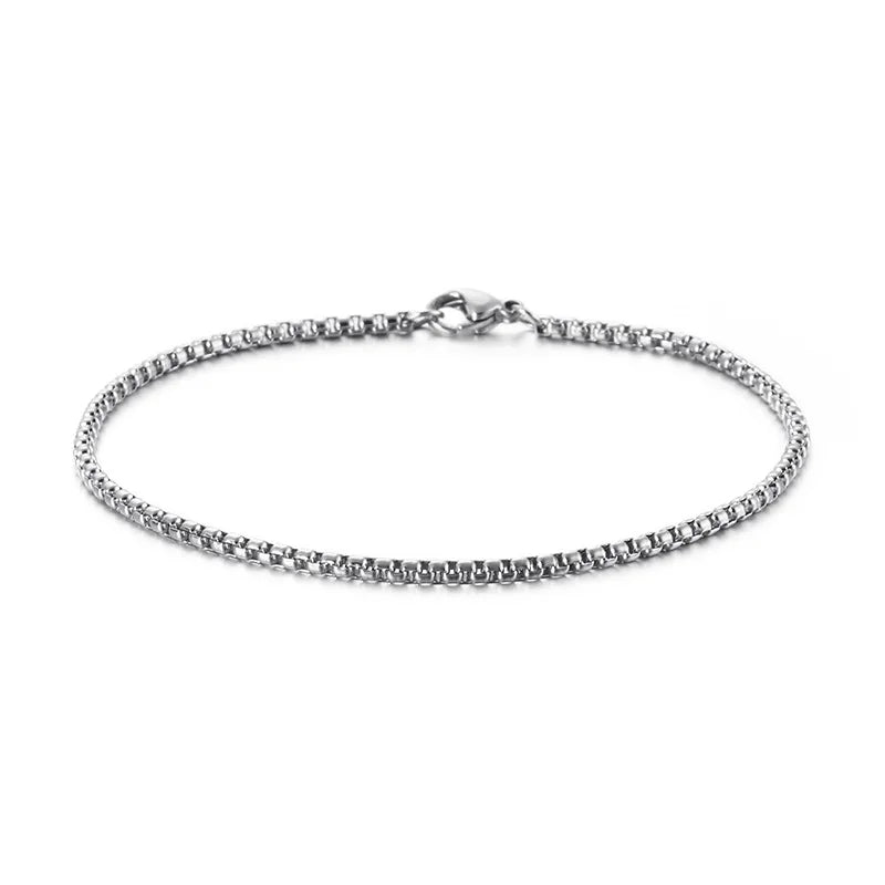 Minimalist 3/4/5/6/7mm Cuba Chain Bracelet Homme 100% Stainless Steel Braslet Punk Link Braclet Gift For Him Pulseiras