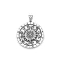 Zodiac Steel Pendant Vintage Constellation Round