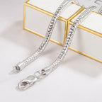 Italy100%  925 Sterling Silver Snake Chain Necklace Men & Women 3MM-4MM Chokers 16 "to 30"Unisex Boys Girls Fine Jewelry Gift