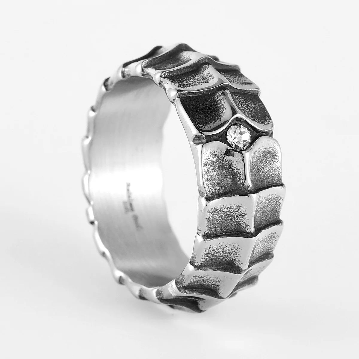 Dragon Spine Ring — Stainless Steel