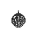 New Vintage Saint Michael Angel Pendant Necklaces Stainless Steel  Punk Motorcycle Amulet Angel Necklace For Men Fashion Jewelry