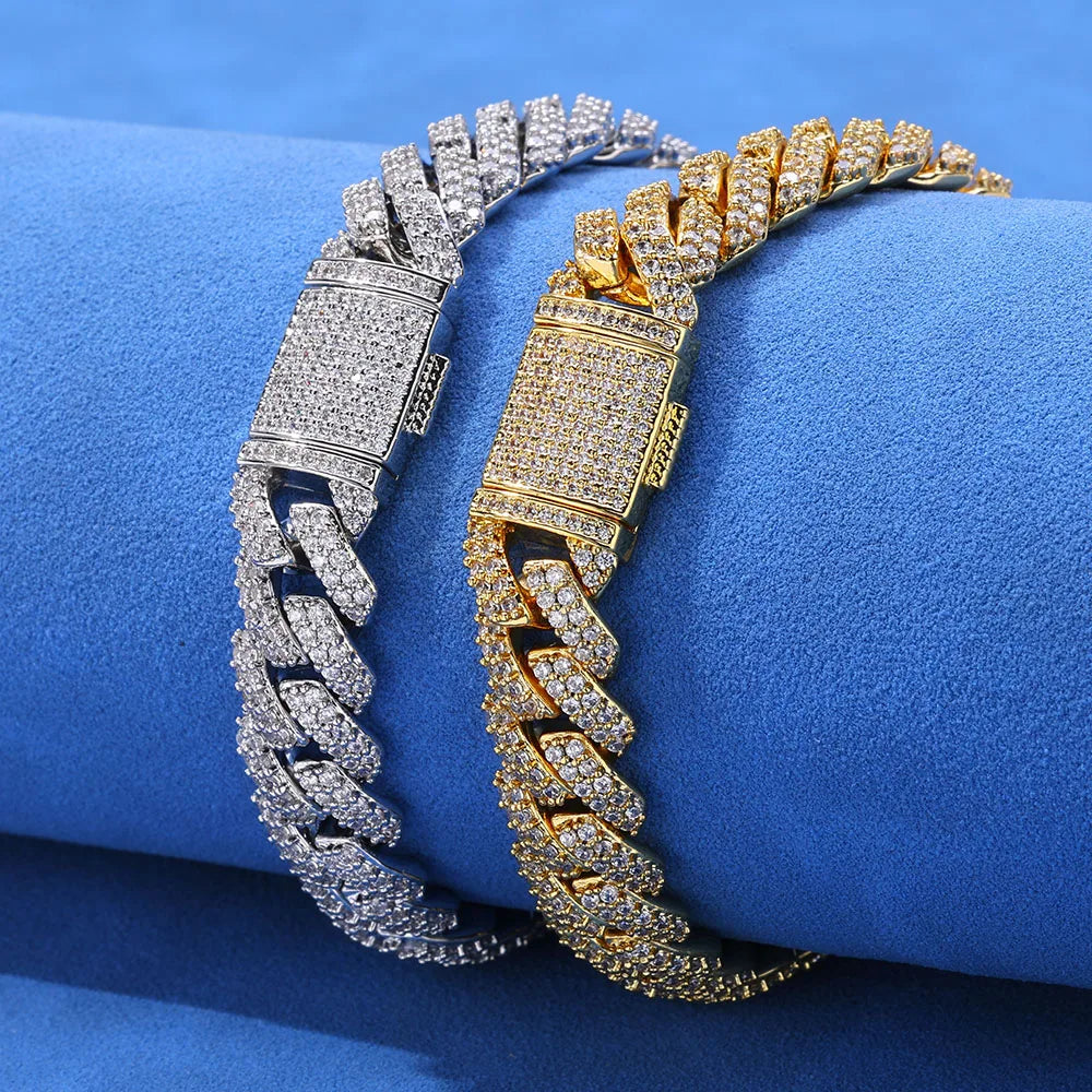 Iced Out Cuban Chain Stainless Steel 10MM