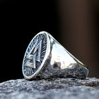 2023 New Fashion 316L Stainless Steel Viking Valknut Ring Amulet For Man Free Shipping
