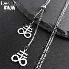 Leviathan Cross Pendant — Stainless Steel