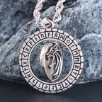 Celtic Viking Wolf Pendant — 925 Silver