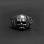 Men's Calvarium Skull Ring Gothic 316L Stainless Steel Biker Ring Motorcycle Band jewellery Party Gift OSR734