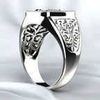Viking Giant Wolf Totem Ring — Stainless Steel