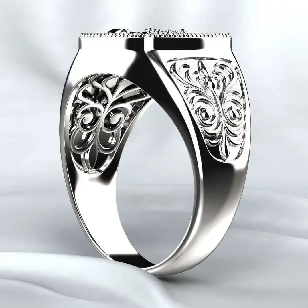 Viking Giant Wolf Totem Ring — Stainless Steel