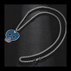 Ghost Head Pendant Necklace — Stainless
