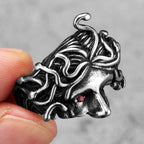 Greek Mythology Medusa Stainless Steel Men Rings Punk New For Male Women Fashion Jewelry Creativity Gift Wholesale Dropshiping