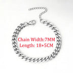 Rope Chain Bracelet 3-4mm — Stainless Steel