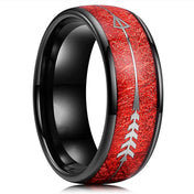 Fashion 8mm Silver Color Men Stainless Steel Ring Inlay Colorful Abalone Shell Rings For Men Women Wedding Band Jewelry Gifts