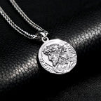 Jesus Portrait Pendant Necklace 316L Stainless Steel Christian Medal Necklaces For Men Women Jewelry Gift Dropshipping