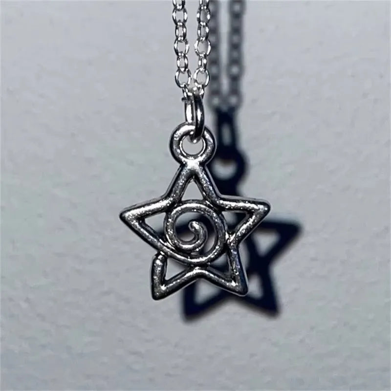 Star Silver Pendant Necklace
