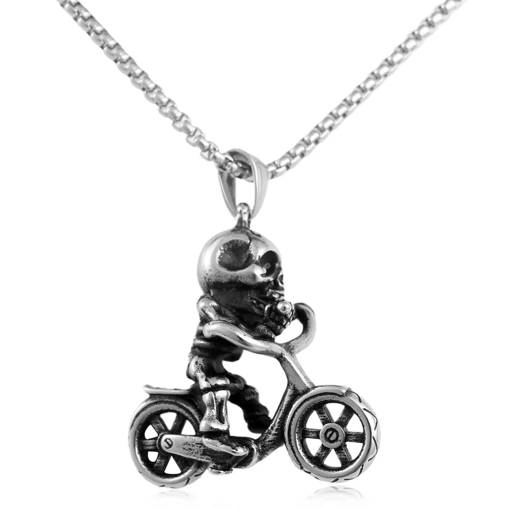 Motorcycle Steel Pendant