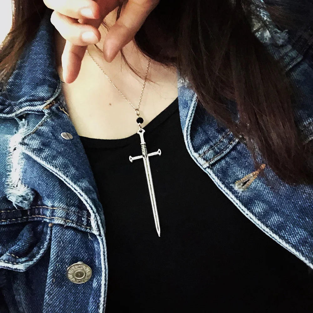 Tarot Silver Pendant Necklace