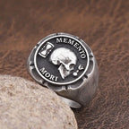 Skull Memento Mori Ring — 925 Silver