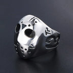Jason Mask Ring — Stainless Steel