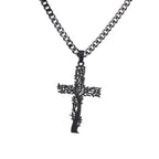 Stainless Steel Tree of Life Cross Necklaces for Women Gold Color Chain Necklace Aesthetic Collar Jewelry Accessories Gift