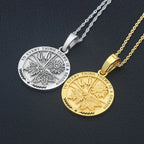 Bible Wisdom Pendant — Stainless Steel