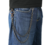 Men's Punk Pants Chain Keychain — Zinc Alloy