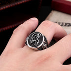 Gothic Grim Reaper Skull Ring — Stainless Steel