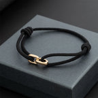 Fashion Simple Weaven Milan Rope Adjustable Bracelet Men Women Charm Steel Buckle Survival Wristband Couple Jewelry