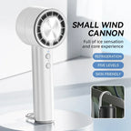 Lenovo Handheld Small Fan Refrigeration Air Conditioner Portable Silent Highspeed Led Display High Wind Power USB
