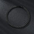 3-7mm Chunky Miami Curb Chain Bracelet for Men, Stainless Steel Cuban Link Chain Wristband Classic Punk Heavy Male