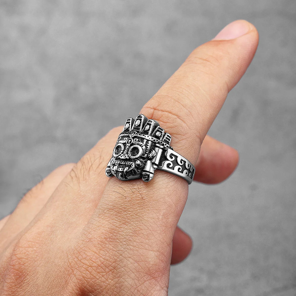 Totem Skull Ring — Stainless Steel