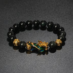 Color-Changing Natural Stone Pi Xiu Beaded Bracelet