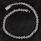 Iced Out Cuban Chain Necklace Stainless Steel 6MM