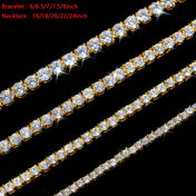 Tennis VVS Moissanite Silver Bracelet 5MM