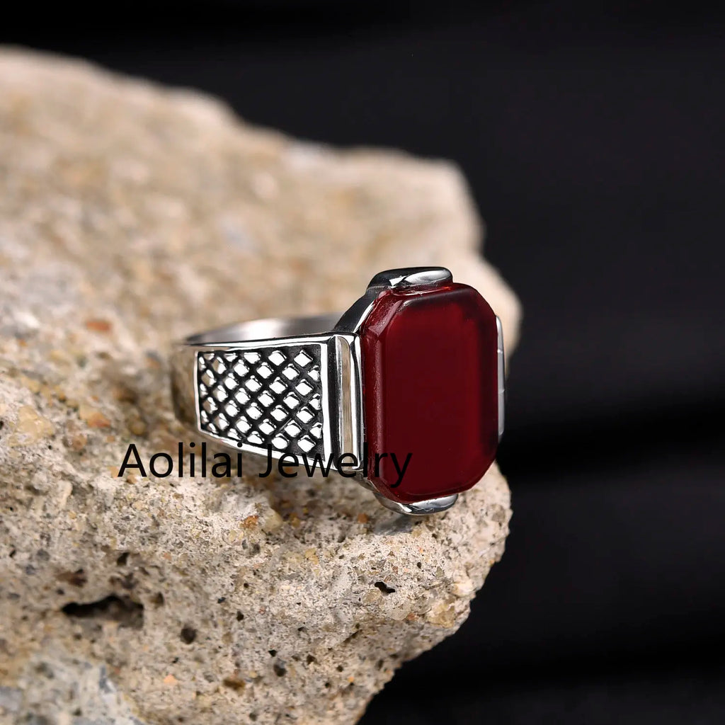 R3351 Men's High Quality Stainless Steel Multiple Color Styles Onyx Rings Jewelry Professional Factory Made