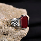 R3351 Men's High Quality Stainless Steel Multiple Color Styles Onyx Rings Jewelry Professional Factory Made