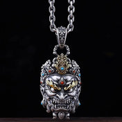 Buddha Vajra Pendant Necklace — Mixed Metal